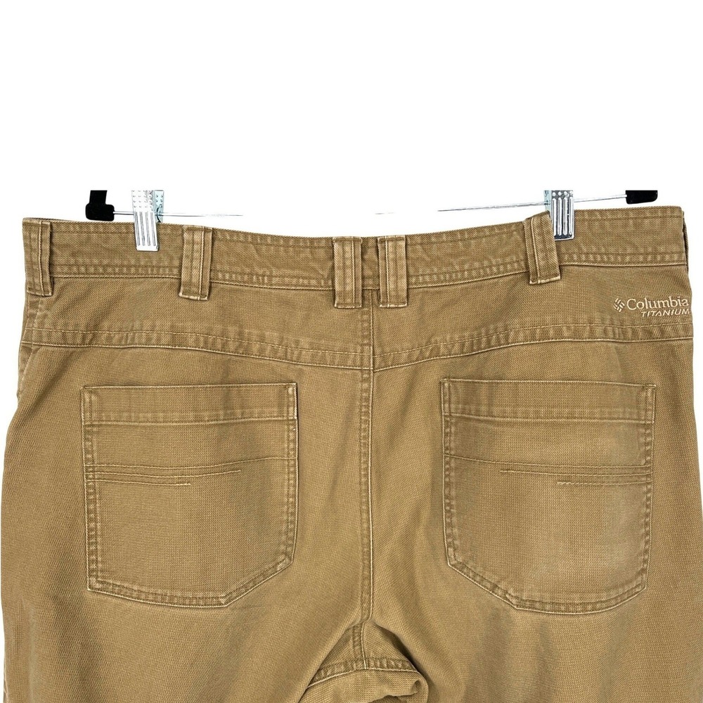 Columbia Men's Pants 40x32 Tan Outdoor Hiking Workwear Cotton‎ Blend GUC - Picture 6 of 11